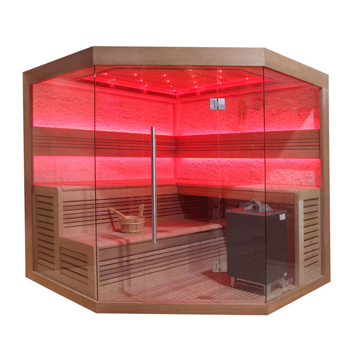 AWT Sauna B1242C red cedar//180x180/9kW EOS Bio-Max