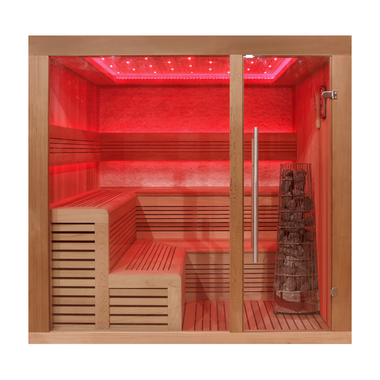 AWT Sauna E1243A red cedar//220x200/ 9kW Kivi