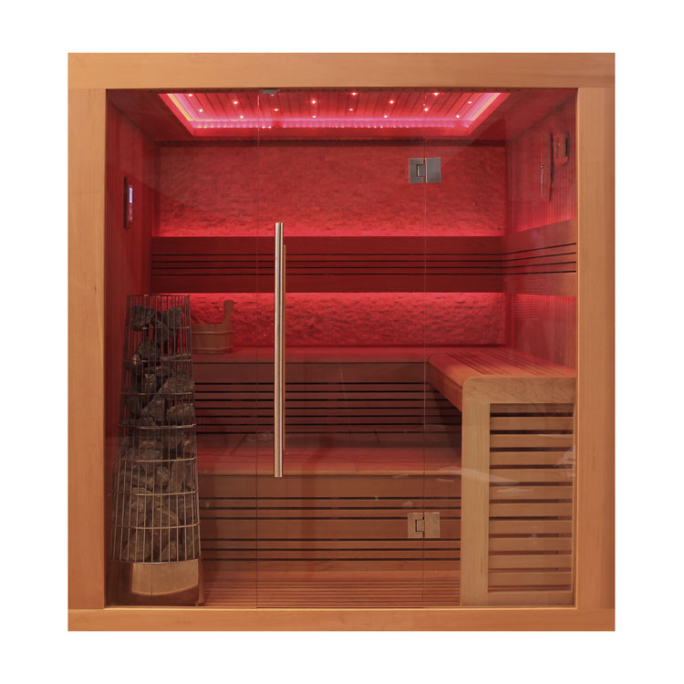 AWT Sauna E1241B red cedar//200x170/9kW Kivi