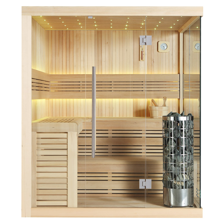 AWT Sauna E1115C Hemlock/180x180/ 9kW Cilindro