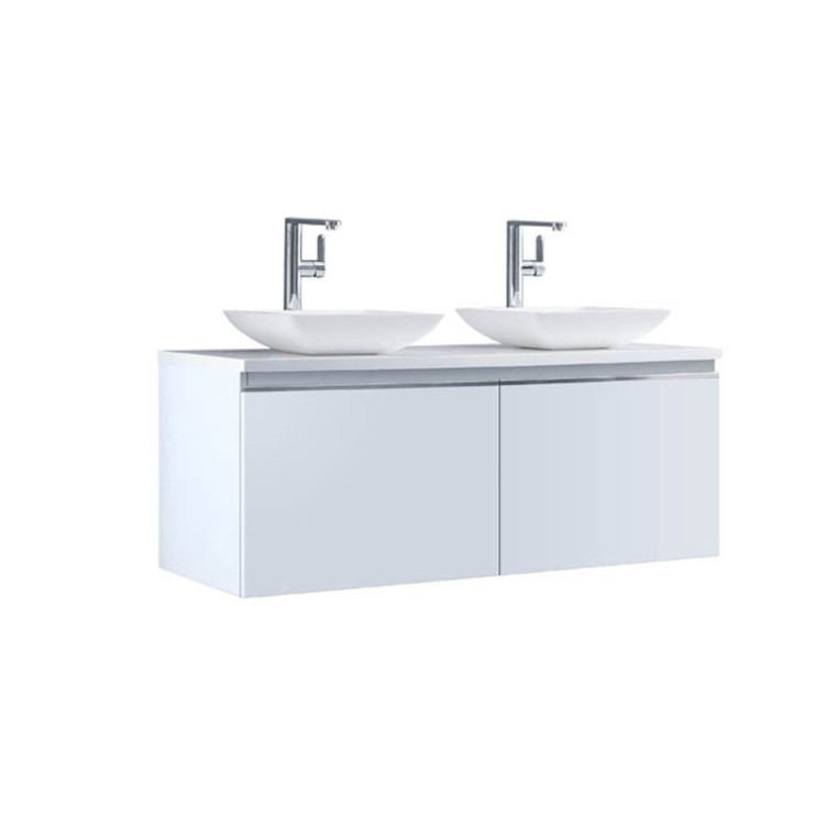 Badkamermeubel Milano ME-1200pro-2, wit,120x45cm