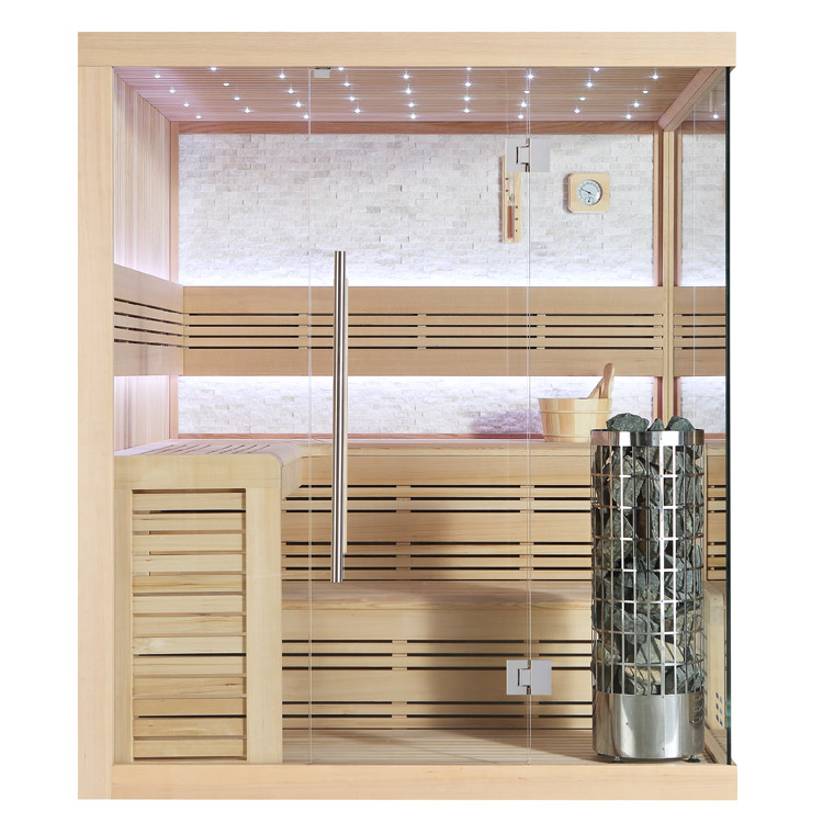 AWT Sauna E1105C Hemlock/180x180/ 9kW Cilindro