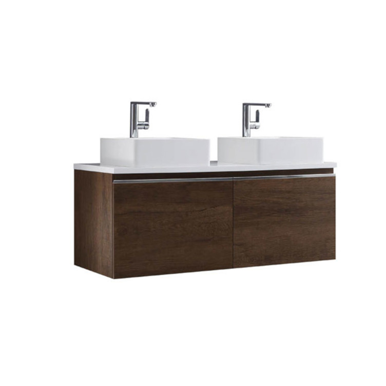 Badkamermeubel Milano ME-1200pro-5, donker eiken, 120x45cm