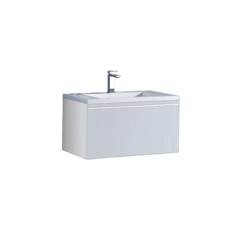 Milano ME-0800 badkamermeubel, wit, 80x45cm,