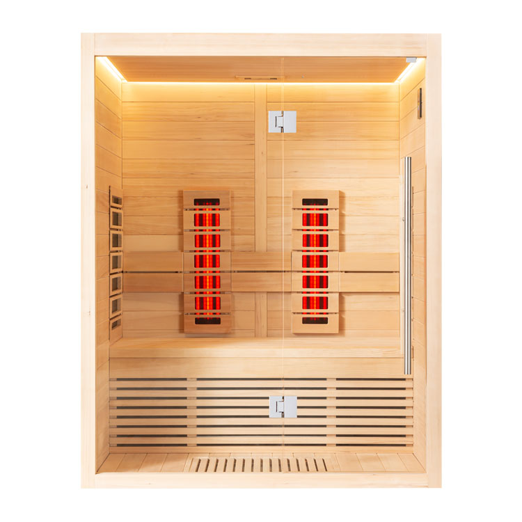 AWT Sauna E1250C-IR  hemlock/150x110/zonder oven